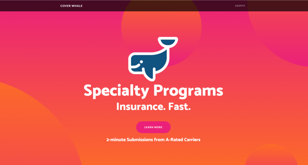 Cover Whale, insurtech