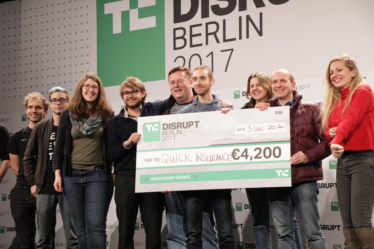 Disrupt Berlin 2017 Hackathon, insurtech