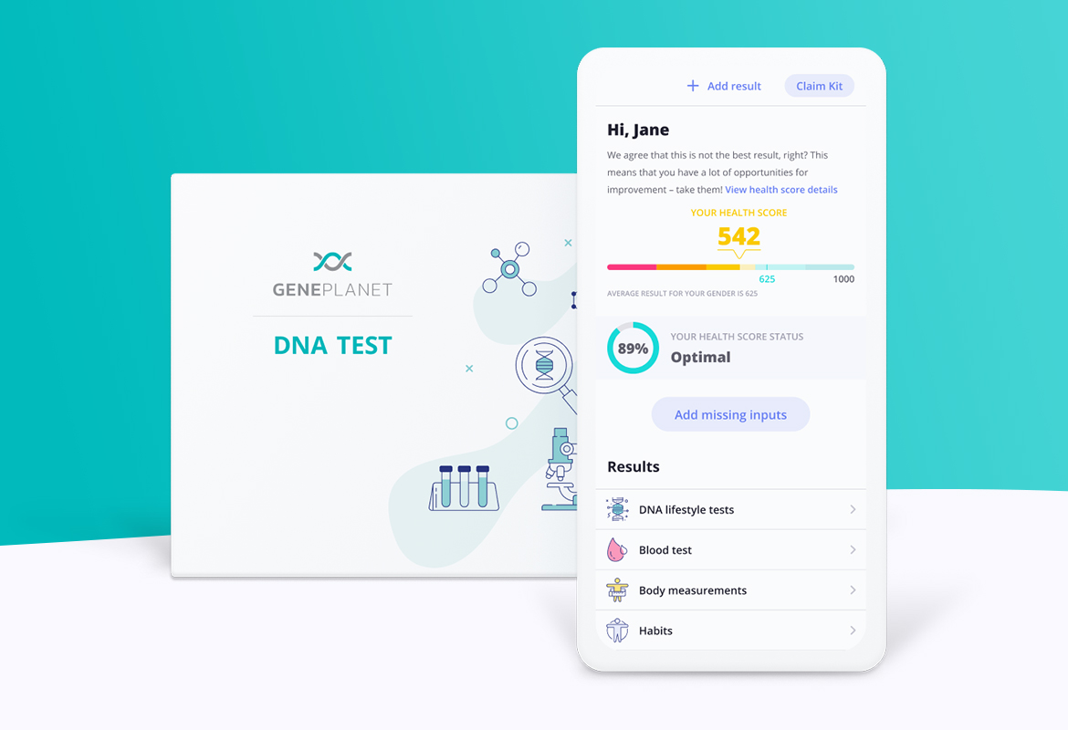 geneplanet, assicurazioni salute, GP_test kit & Health Intelligence