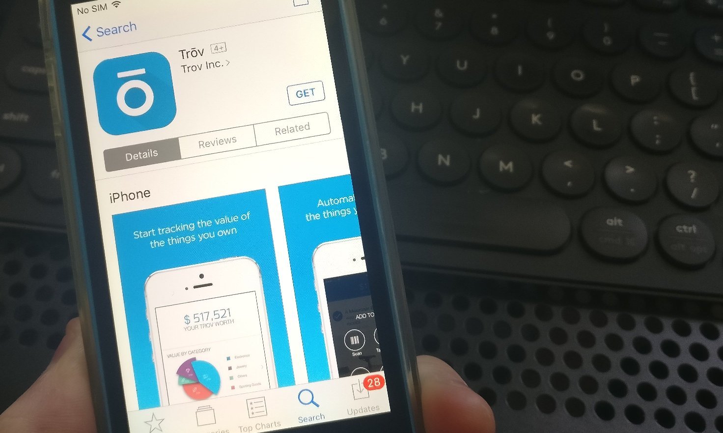 Powered by Trov, insurtech