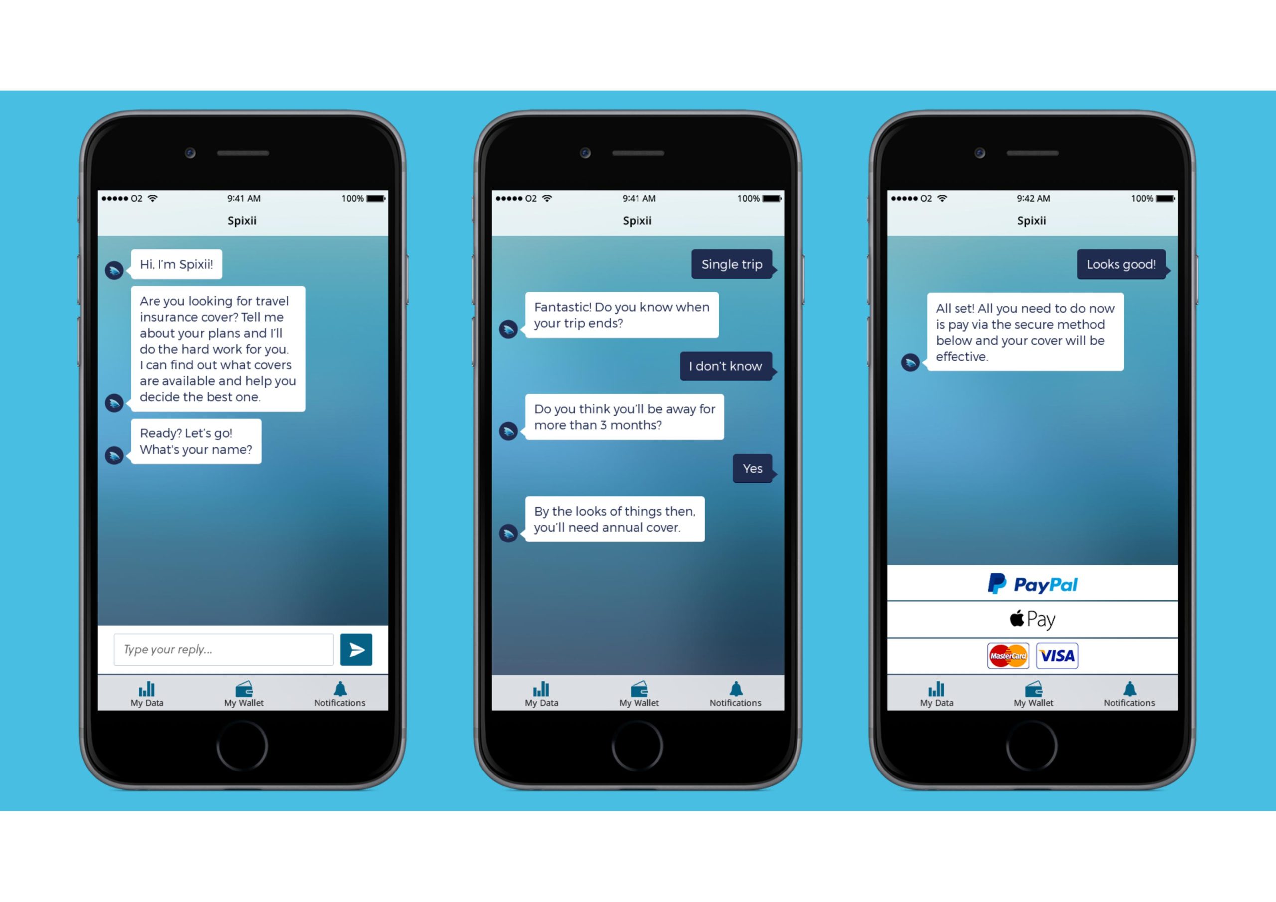 Spixii insurtech chatbot