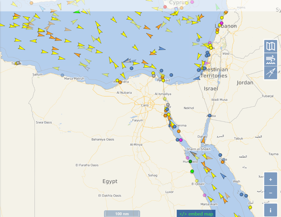 I danni indiretti del blocco del Canale di Suez