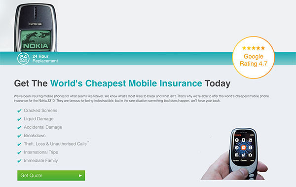 assicurazione nokia 3310