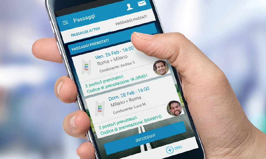 blablacar coach, prodotto auto digitale