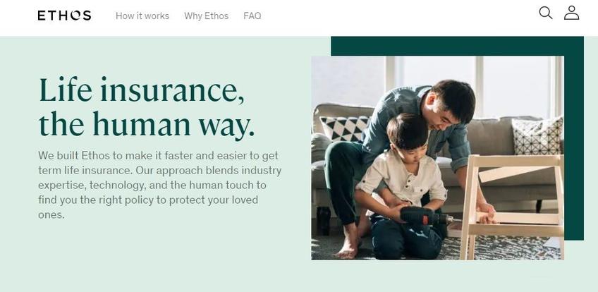 ethos life insurance, insurtech