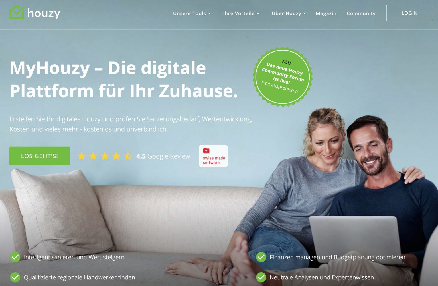 houzy, baloise, insurtech