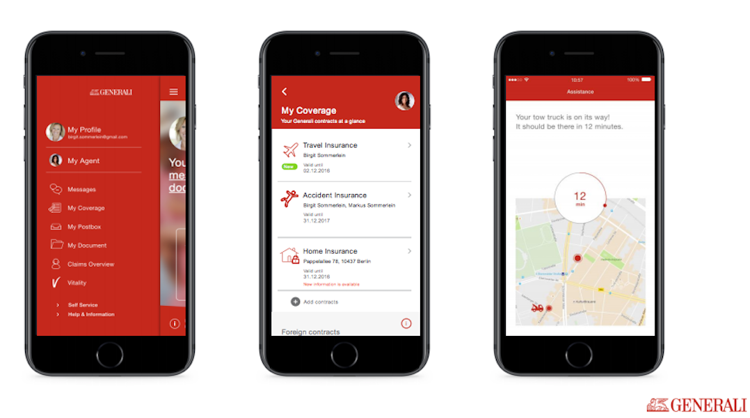insurtech, mobile app