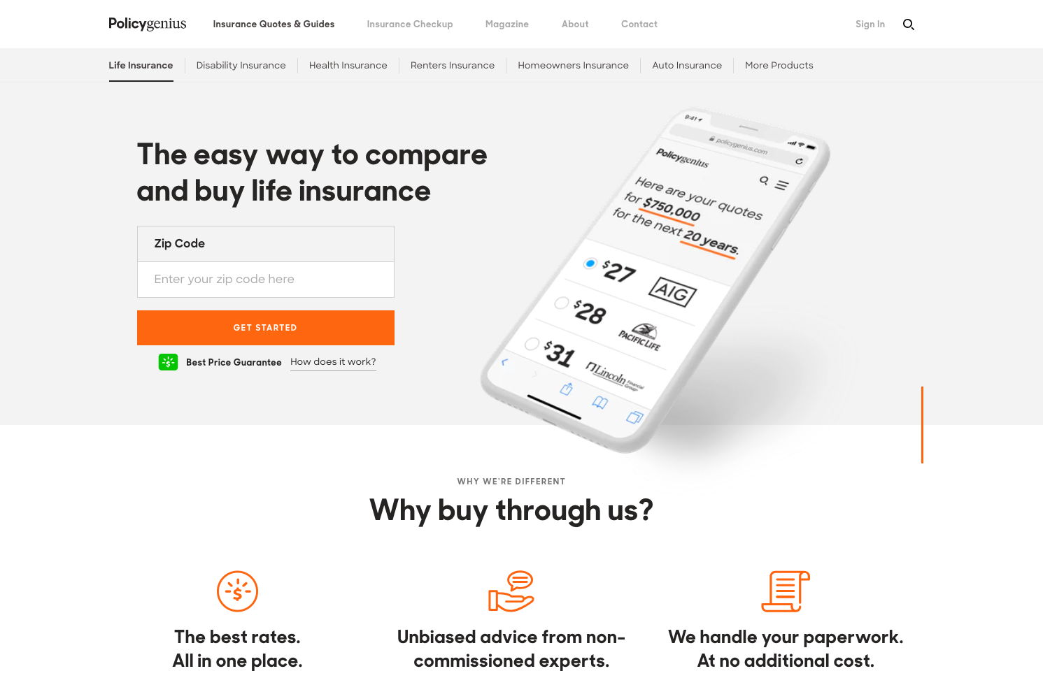 policygenius, insurtech