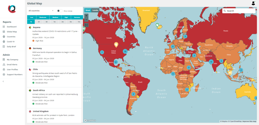 Immagine Rischi viaggio, Mapfre collabora con Riskline