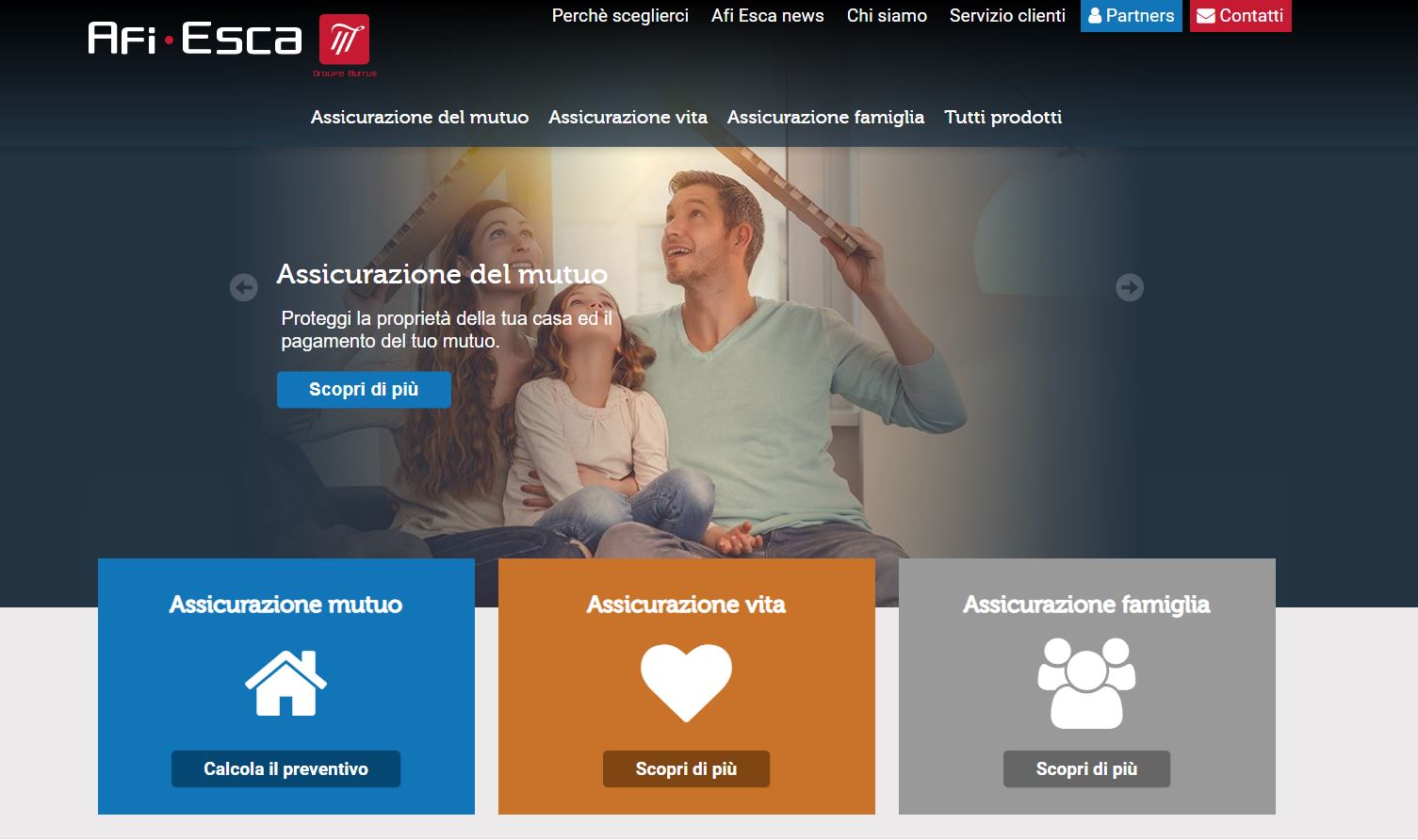 sito web afi esca, assicurazioni