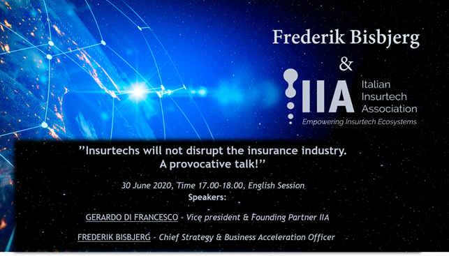 Insurtechs will not disrupt the insurance industry. A provocative talk!